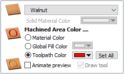 Preview Toolpaths Materials